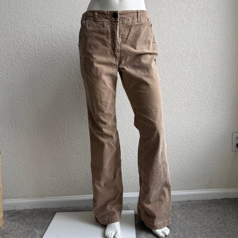 Lowe beige corduroy straight leg pants